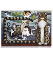Star Puzzle 500 Parça Kedi Ailesi Puzzle