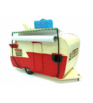Dekoratif Metal Karavan Tenteli (Kırmızı)
