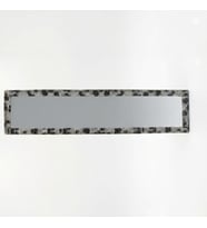 Kristal Taşlı İç Dikiz Aynası Tırnaklı Ayna 29,5X7Cm Leopar Desenli