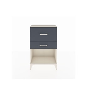Arges Komodin 2 Çekmeceli 60x30x96 Aytaşı-Antrasit