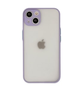 Iphone 14 Kılıf Montreal Silikon Kapak - Mor