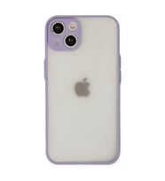 Iphone 14 Kılıf Montreal Silikon Kapak - Mor