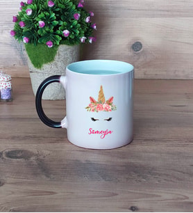 Unicorn Kupa Bardak Sihirli Fotoğraflı Arkadaşa Hediye Doğum Günü Hediyesi
