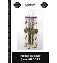 Özel Üretim Dekoratif Bahçe Balkon Aksesuar Hediye Metal Rüzgar Çanı