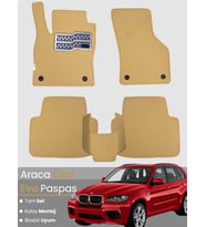 BMW X5 E70 (2006-2013) Uyumlu EVA Paspas Tam Set–Araca Özel,Su Geçirmez,Hızlı ve Kolay Montaj