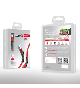 Zore LS63 Type-C Usb Kablo (Gri)