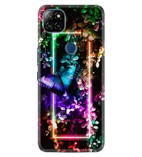 Casper Via E30 Kılıf Silikon Desen Özel Seri Butterfly Neon 1684