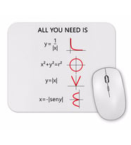 Love Matematica Mouse Pad