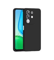 Coverzone Vivo Y29 4G ?le Uyumlu K?l?f Z-Mara Lansman Vieri Tam Koruma Arka Kapak Kamera Koruma �?k?nt?l? P�r�zs�z Y�zey Siyah