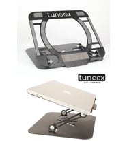 Katlanabilir Deri Laptop Standı, Tüm Modellerle Uyumlu ve Soğutucu Özellikli
