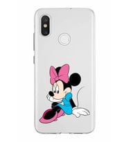 Xiaomi Mi 8 Uyumlu Kapak Minnie Mouse Tasarımlı Şeffaf Silikon Kılıf