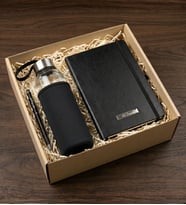 Kişiye Özel Defter & Touchpen Kalem & Matara Hediye Seti, Babaya Hediye, Babalar Günü Hediye Seti, Erkeğe Hediye