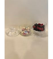 2 KATLI CAM ŞEKERLİK ÇUKULATALIK SUNUM
