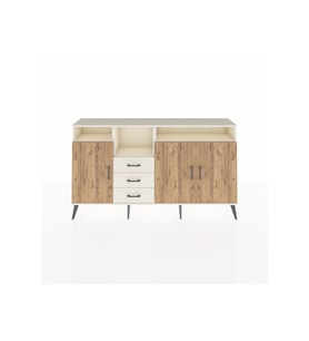 Arges Konsol 5 Raflı 3 Çekmeceli 3 Kapaklı 176x30x99 Aytaşı-Çam/Aytaşı