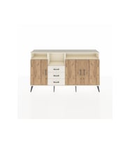 Arges Konsol 5 Raflı 3 Çekmeceli 3 Kapaklı 176x30x99 Aytaşı-Çam/Aytaşı