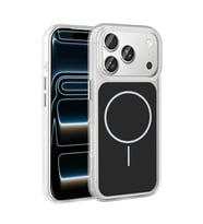 Apple iPhone 17 Pro Kılıf Metal Buton Tasarımlı Zore İkonik Sert Silikon Kapak
