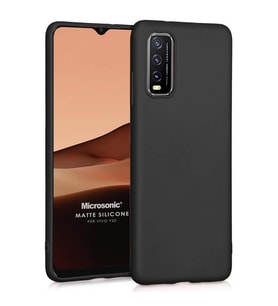 Microsonic Matte Silicone Vivo Y70 Kılıf Siyah