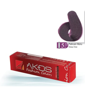 Akos Saç Boyası Patlıcan Moru 5.22