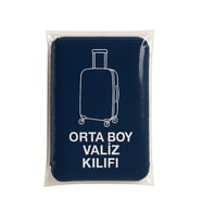 Valiz Kılıfı Bavul Yıkanabilir (Lacivert)