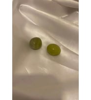 Doğaltaş Zebercet Olivin Peridot taşı Enerji Taşı Bereket Kalp Çakra 2 Adet