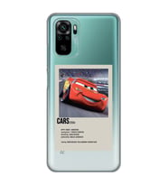 Redmi Note 10/Note 10S Uyumlu Cars Mcqueen Desenli Şeffaf Telefon Kılıfı