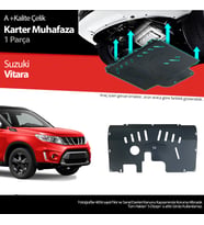 Suzuki Vitara Çelik Karter Muhafaza 2019 2020 2021 2022 2023 2024 2025