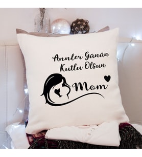 Anneler Günü Tasarımlı Yastık