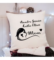 Anneler Günü Tasarımlı Yastık