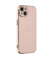 Iphone 14 Kılıf Volet Silikon - Pembe