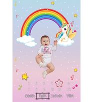 Bebek Hediye Aylık Fotoğraf Anı Battaniyesi, Erkek Kız Bebek Yeni Doğan Baby Shower Doğum