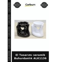 Özel Üretim Dekoratif Aromaterapi Ev Aksesuarı Hediye El Tasarımı seramik Buhurdanlık ALK1136