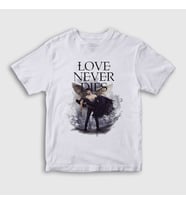 Presmono Unisex Çocuk Beyaz Daniel Grigori Dizi Fallen T-Shirt 484601tt