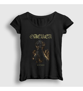 Presmono Kadın Siyah Gaerea Mirage T-Shirt 435087tt