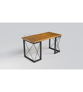 Ntconcept Wells Açık Ceviz Doğal Ahşap Çalışma Masası(75cm-100cm)