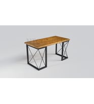 Ntconcept Wells Açık Ceviz Doğal Ahşap Çalışma Masası(75cm-100cm)