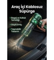 Kablosuz El Süpürgesi Güçlü Emiş ve Çok Amaçlı Kullanım