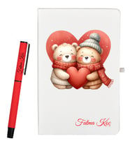 Kişiye Özel Defter ve Roller Kalem Hediye Seti