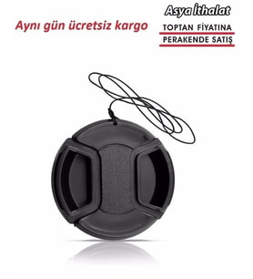 82mm Lens Kapak bağcıklı
