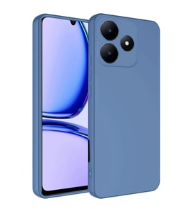 Realme C61 Kılıf First Silikon - Mavi