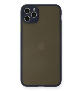 iPhone 11 Pro Max Kılıf Montreal Silikon Kapak - Lacivert