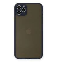 iPhone 11 Pro Max Kılıf Montreal Silikon Kapak - Lacivert