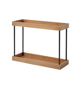 Bambu Tezgah Üstü Düzenleyici, 38x13x28 cm, şık ve kullanışlı organizer