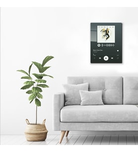 DECORITA Spotify Barkodlu Cam Tablo Tarkan - Beni Çok Sev 30cm x 40cm
