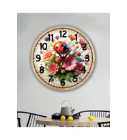 bilge Tasarım retro Duvar Saati 35 x 35 CM (Karışık)