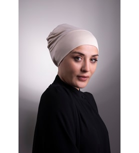 Bej Pratik Hazır Geçmeli İç Bone Viskon Kumaş Dikişsiz 3003_12