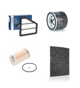 Bosch Filtre Bakım Seti Honda Cıvıc 1.6 i DTEC 2013+ 120 Beygir Hava + Yağ F + Yakıt F. + Polen Sardes
