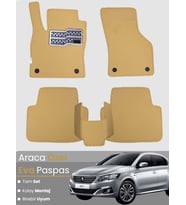 PEUGEOT 301 (2012-2025) Uyumlu EVA Paspas Tam Set–Araca Özel,Oto Paspas,Kolay Montaj