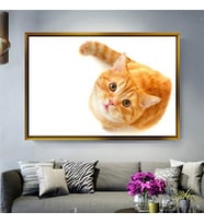 Altın Çerçeveli dekoratif tablo l1489 (Gold)