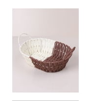 Hasırlı Ekmek Sepeti Oval Royaleks-8803
