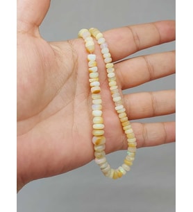 Etiyopya Opal Taşı Kolye Yansımalı Renkler 64 Karat Çelik Kapama (51260)